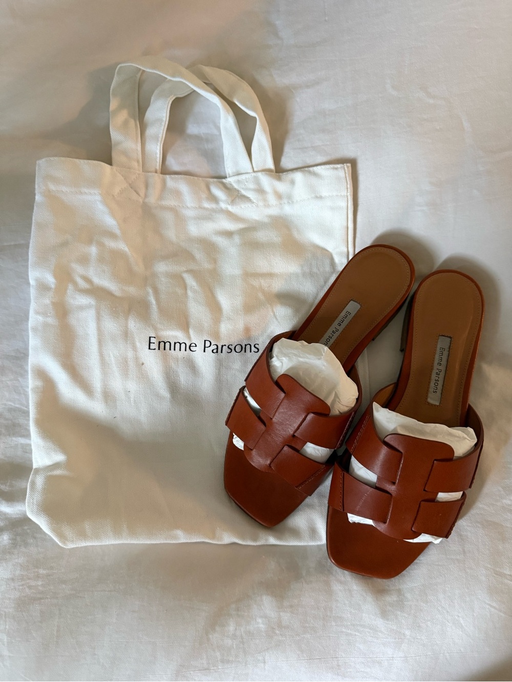 Emme Parsons Leather Slide Sandals